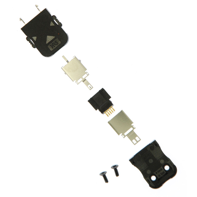 10 Position Rectangular Plug Connector Solder Gold