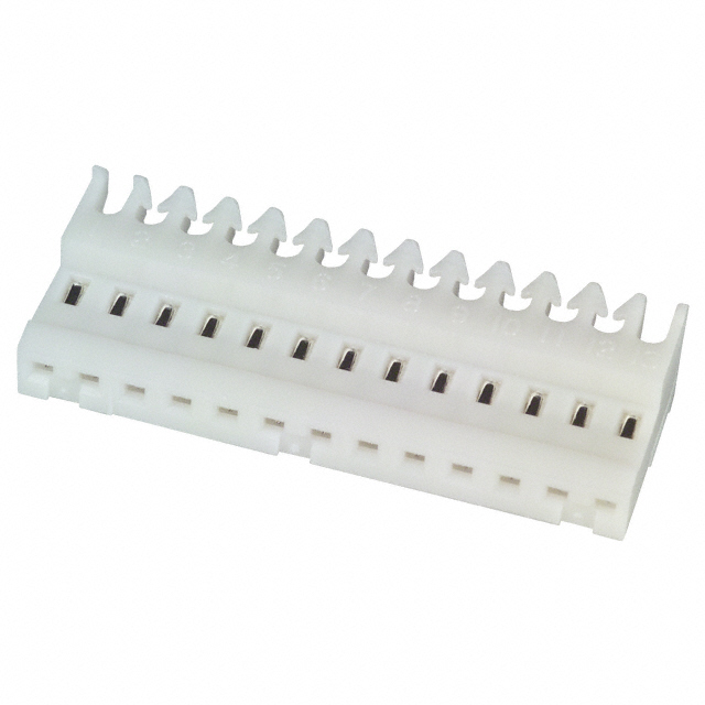 13 Position Rectangular Receptacle Connector IDC Tin 24 AWG