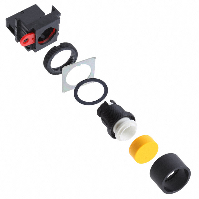 Pushbutton Switch SPST-NO Standard Panel Mount, Front