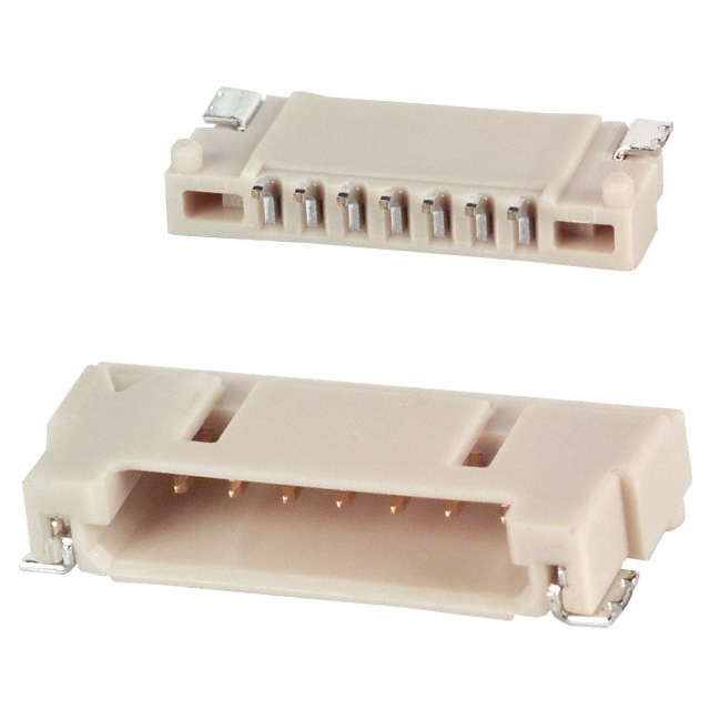 Connector Header Surface Mount, Right Angle 7 position 0.049