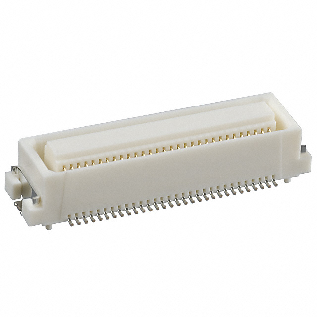 60 Position Connector Receptacle, Center Strip Contacts Surface Mount Gold