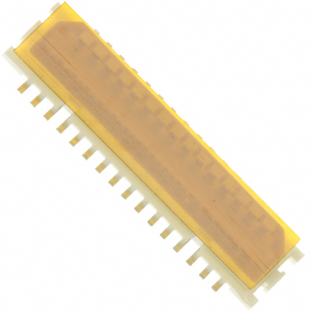 31 Position Connector Receptacle, Outer Shroud Contacts Surface Mount Tin