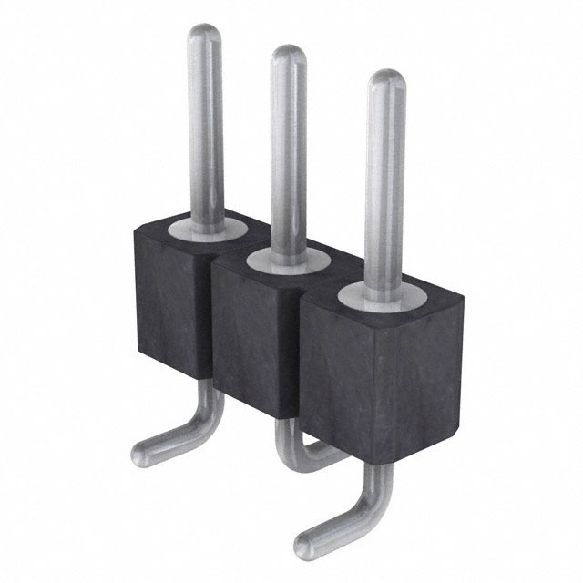 Connector Header Surface Mount 3 position 0.100 (2.54mm)