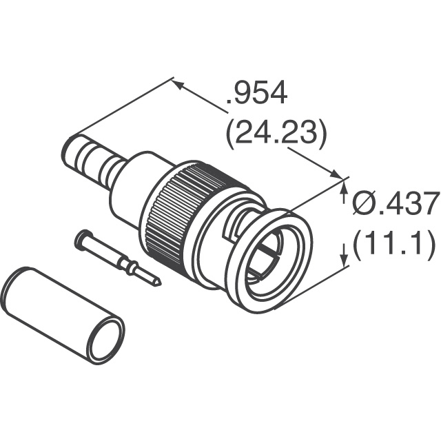 Mini BNC Connector Series Amphenol RF DigiKey